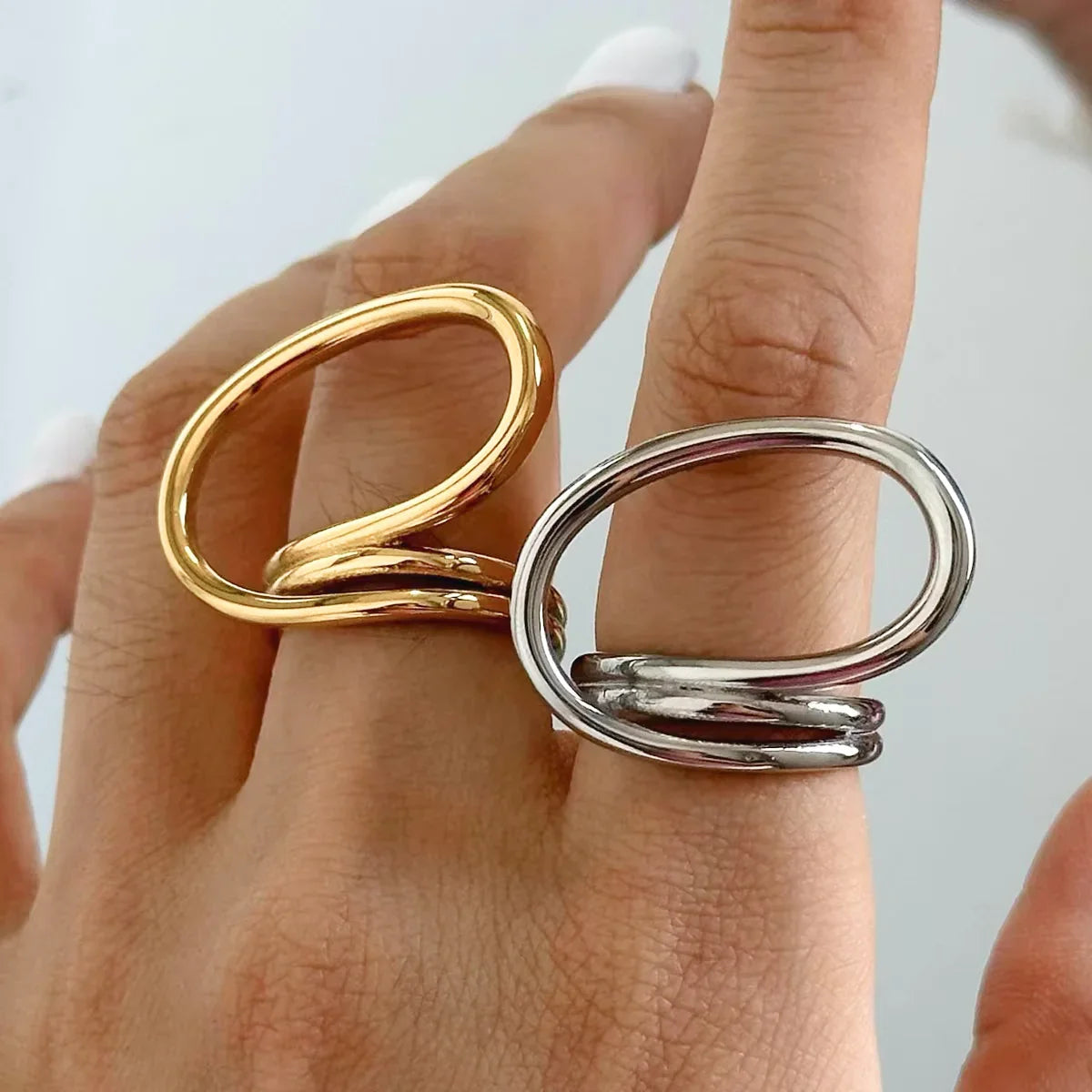[ElanLuxe]Meri Contemporary Gold Ring