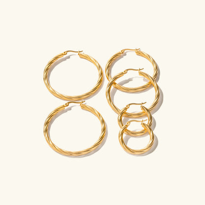 [ElanLuxe]Zephy Hoop Earrings