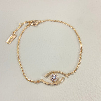 [ElanLuxe Jewelry]Lucky Eye Pave-Set Diamond Bracelet