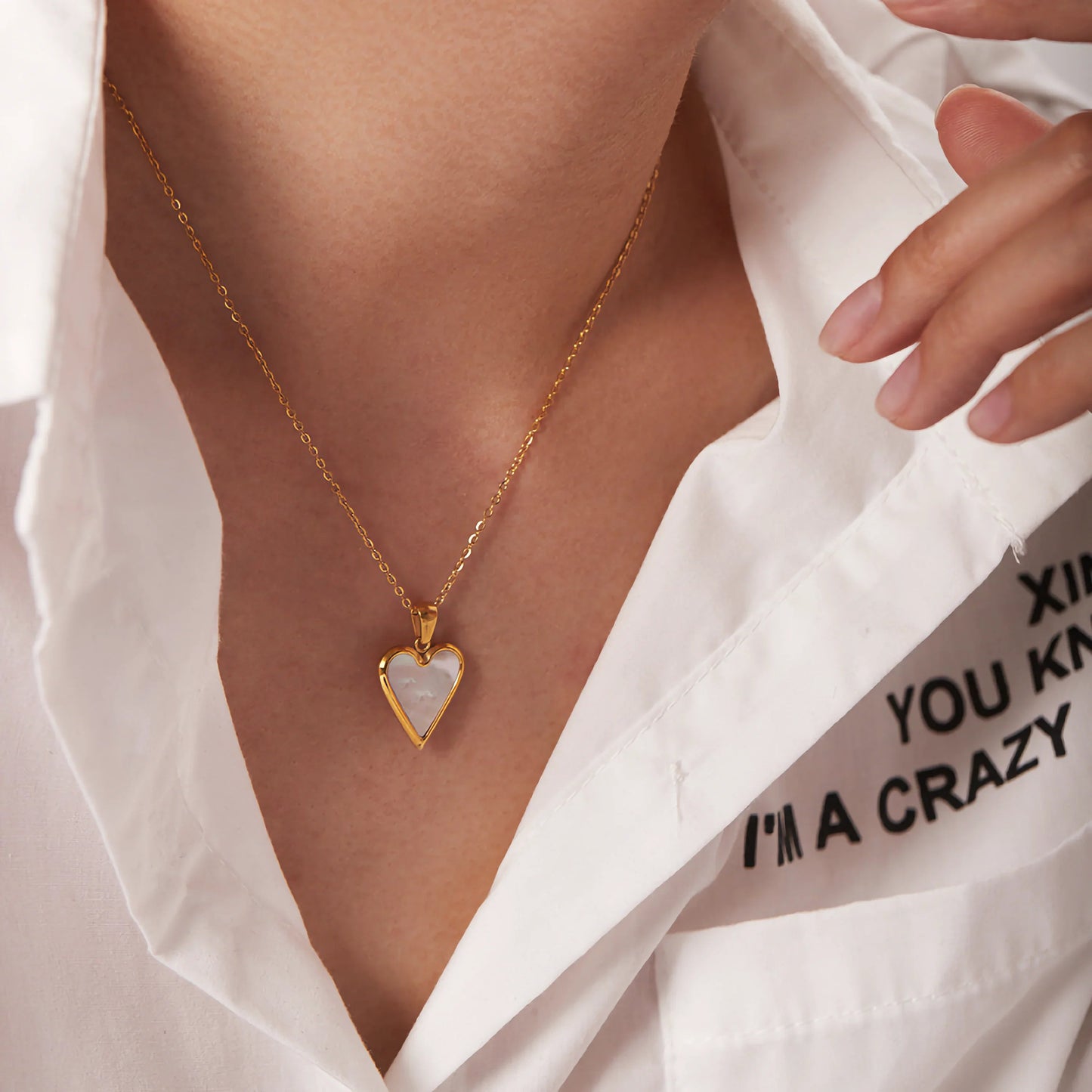 [ElanLuxe]Blythe Heart Necklace