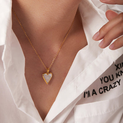 [ElanLuxe]Blythe Heart Necklace