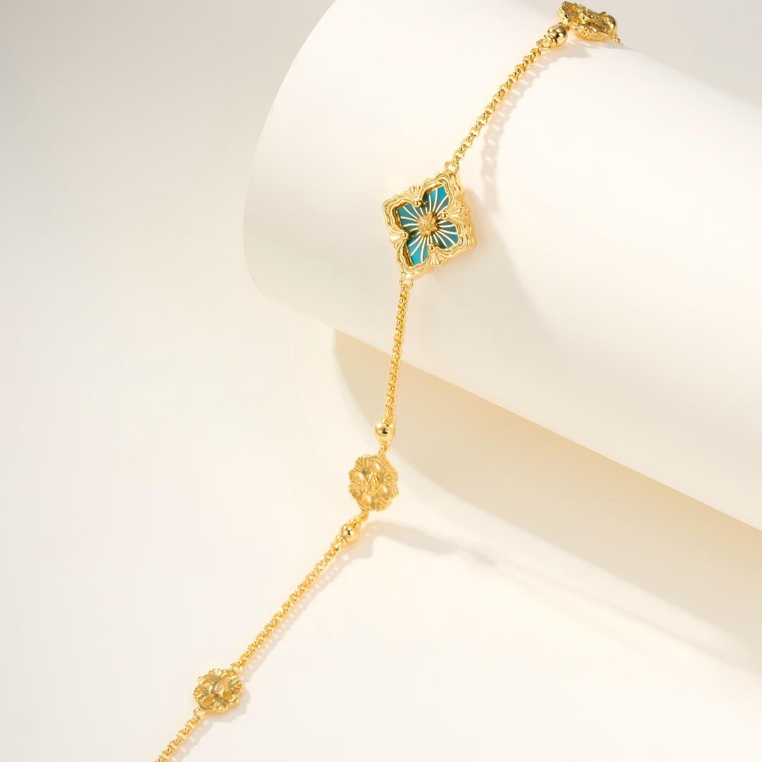 [ElanLuxe Jewelry JEWELRY] OPERA TULLE ENAMEL BRACELET