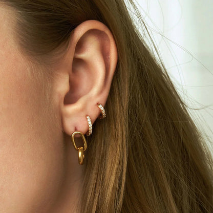 [ElanLuxe]Alexandria Huggie Earrings