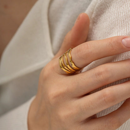 [ElanLuxe]Cass Gold Ring