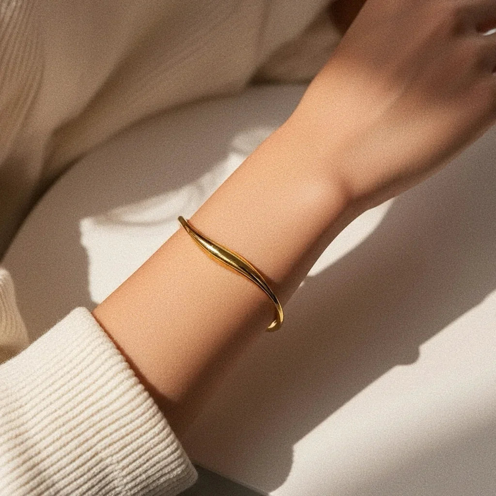 [ElanLuxe]Tiffany Gold Bangle