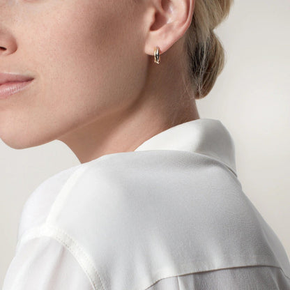 [ElanLuxe Jewelry]TRINITY ON DIAMOND MINI EARRINGS