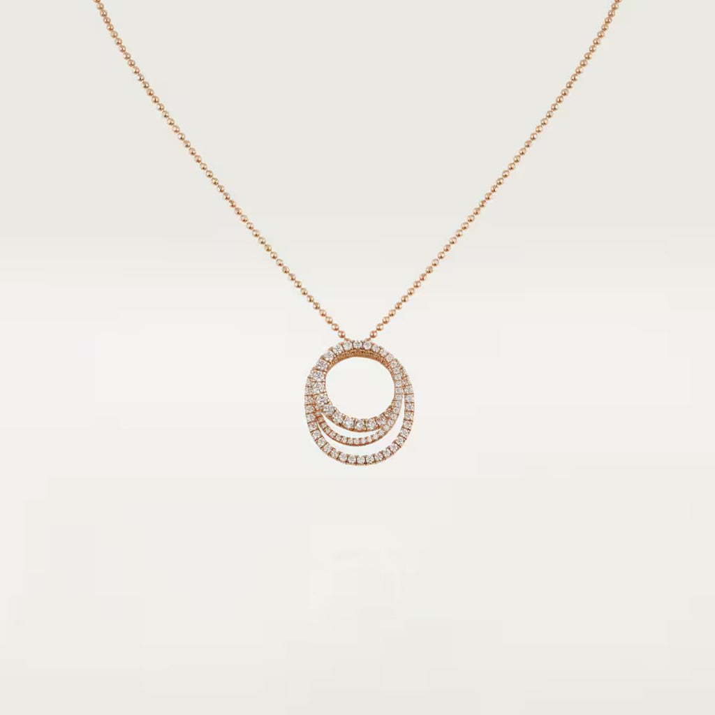 [ElanLuxe Jewelry]ETINCELLE  FULL DIAMOND NECKLACE