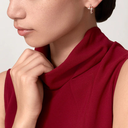 [ElanLuxe Jewelry]JUSTE FULL DIAMOND SMALL EARRINGS