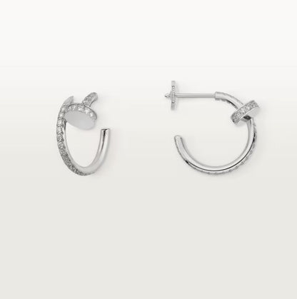 [ElanLuxe Jewelry]JUSTE FULL DIAMOND SMALL EARRINGS