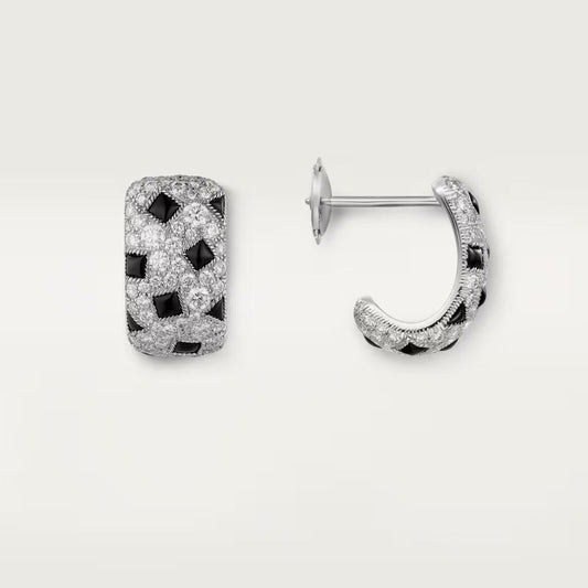 [ElanLuxe Jewelry]PANTHERE MINI FULL DIAMOND EARRINGS