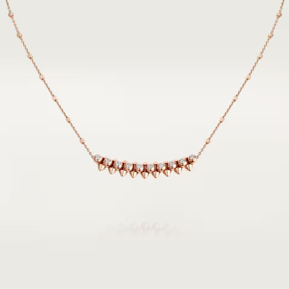 [ElanLuxe Jewelry]CLASH  MEDIUM DIAMOND NECKLACE