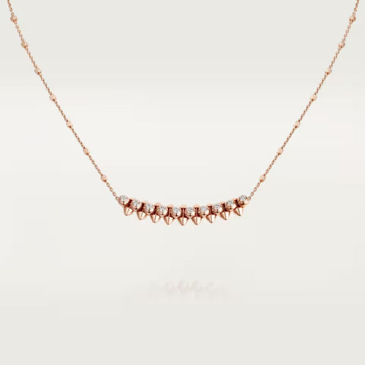 [ElanLuxe Jewelry]CLASH  MEDIUM DIAMOND NECKLACE