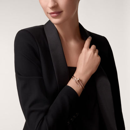 [ElanLuxe Jewelry]JUSTE BRACELET 3.5MM DOUBLE ROW DIAMOND