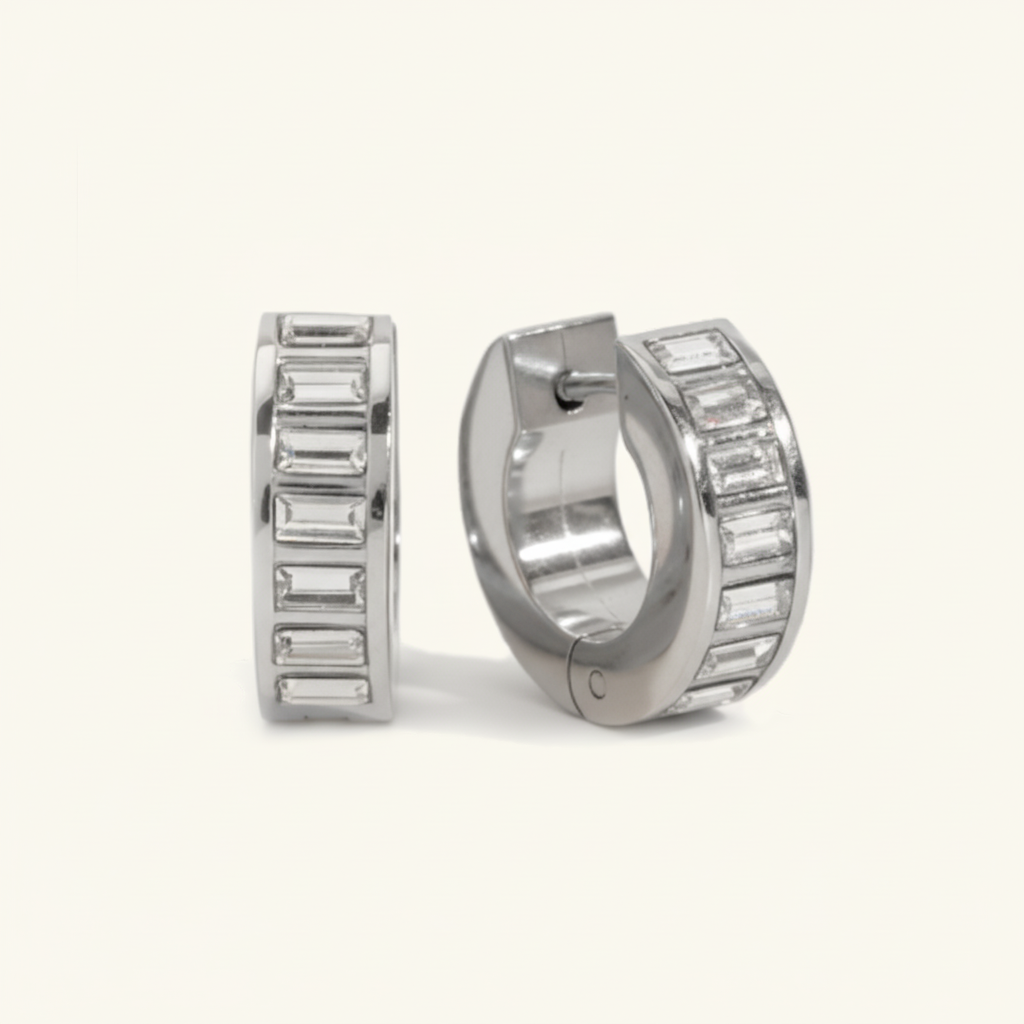 [ElanLuxe]Lexie Diamond Huggies