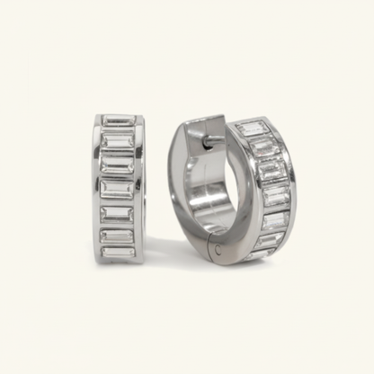[ElanLuxe]Lexie Diamond Huggies
