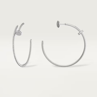 [ElanLuxe Jewelry]JUSTE FULL DIAMOND LARGE EARRINGS