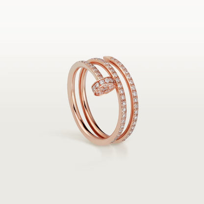 [ElanLuxe Jewelry]JUSTE RING 4.8MM FULL DIAMOND