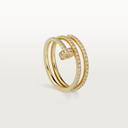 [ElanLuxe Jewelry]JUSTE RING 4.8MM FULL DIAMOND
