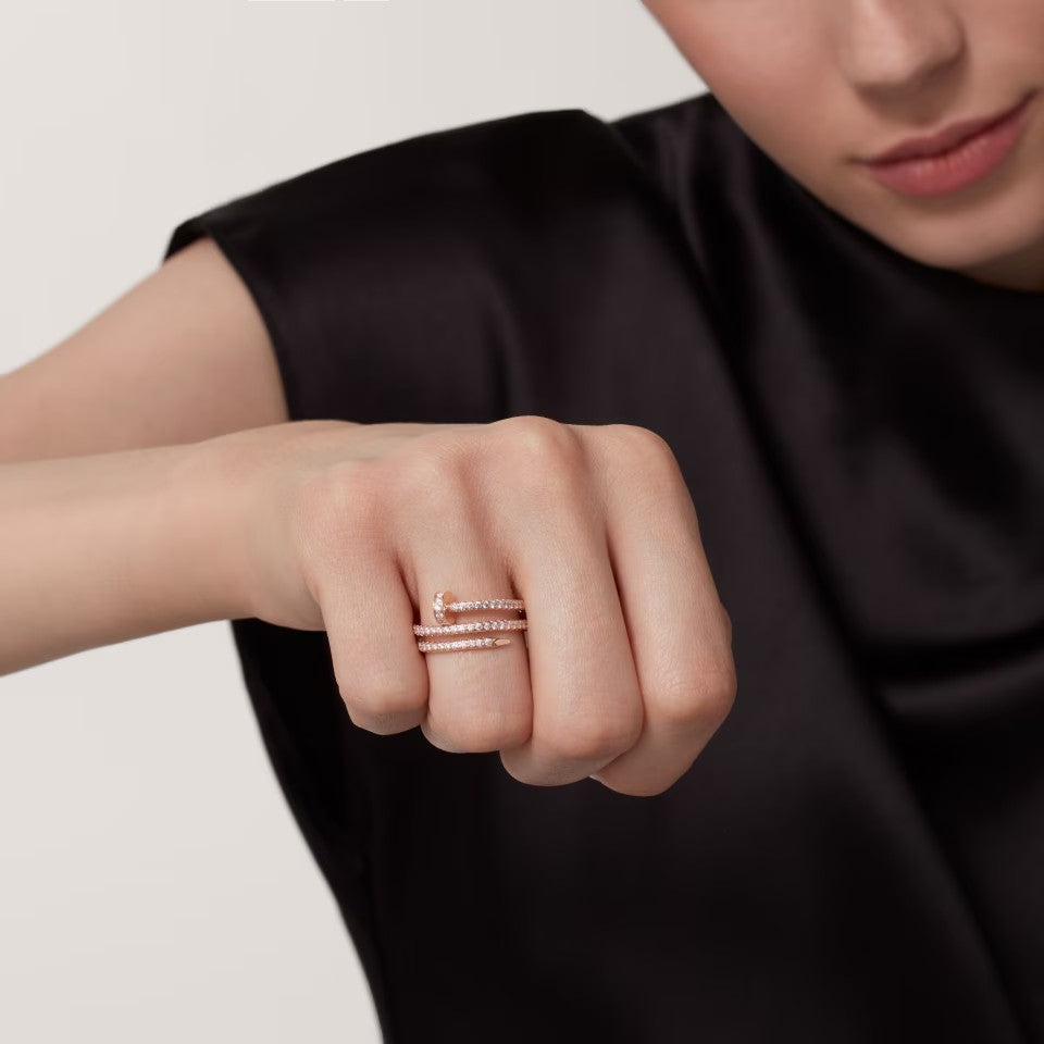 [ElanLuxe Jewelry]JUSTE RING 4.8MM FULL DIAMOND