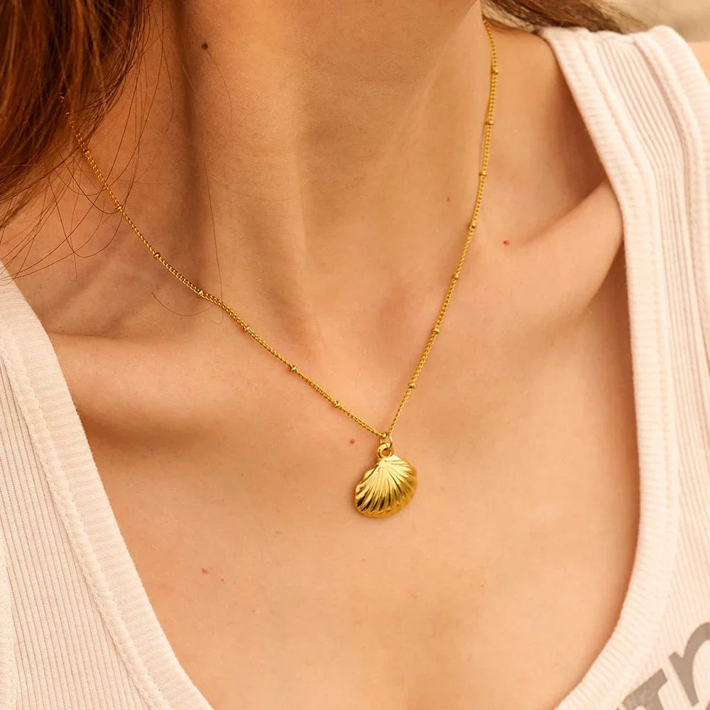 [ElanLuxe]Edna Gold Necklace