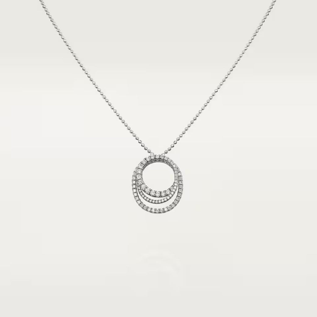 [ElanLuxe Jewelry]ETINCELLE  FULL DIAMOND NECKLACE