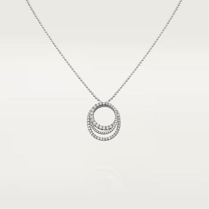 [ElanLuxe Jewelry]ETINCELLE  FULL DIAMOND NECKLACE