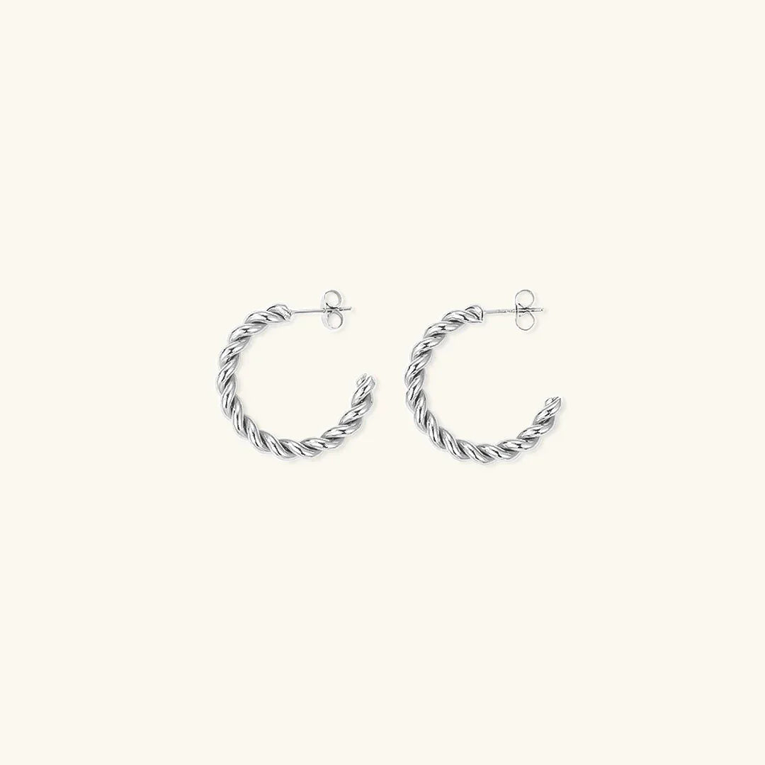 [ElanLuxe]Gigi Twist Gold Earrings