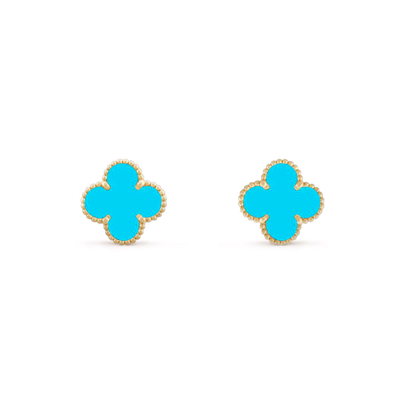 [ElanLuxe Jewelry]CLOVER 15MM EARRINGS COLLECTION