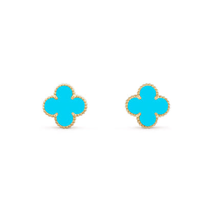 [ElanLuxe Jewelry]CLOVER 15MM EARRINGS COLLECTION