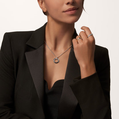 [ElanLuxe Jewelry]TRINITY CERAMIC NECKLACE