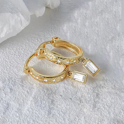 [ElanLuxe]Cassidy Diamond Hoops