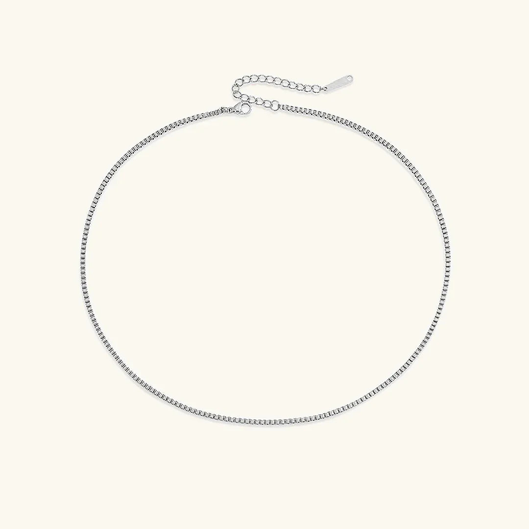 [ElanLuxe]Danica Box Chain Gold Necklace