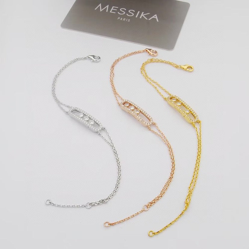 [ElanLuxe Jewelry] Move Classique pav茅 bracelet