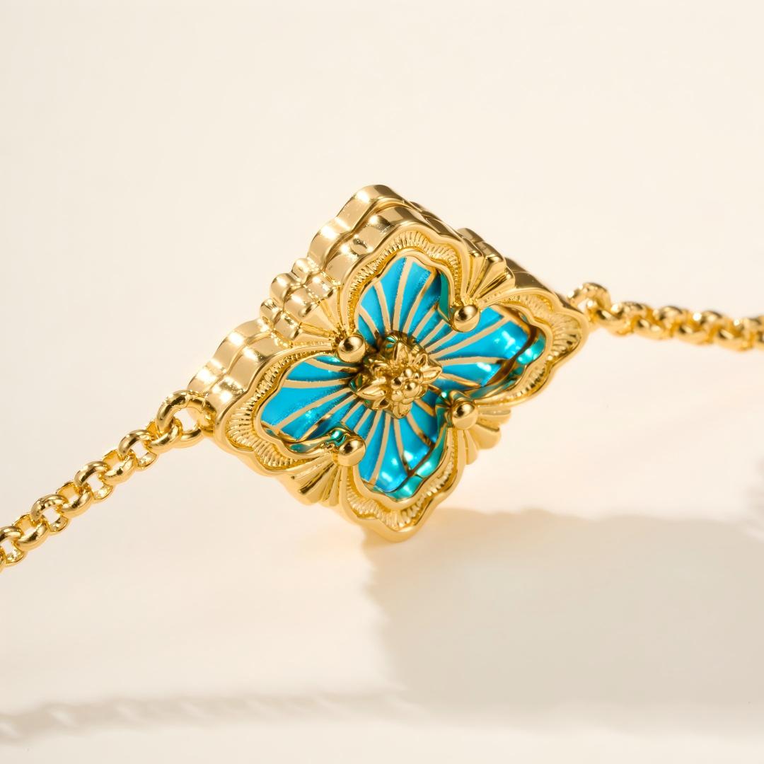 [ElanLuxe Jewelry JEWELRY] OPERA TULLE ENAMEL BRACELET