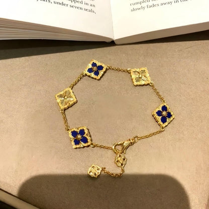 [ElanLuxe Jewelry JEWELRY] OPERA 5 MOTIFS TULLE ENAMEL BRACELET