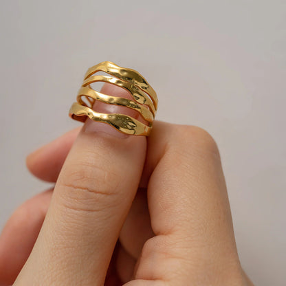 [ElanLuxe]Cass Gold Ring