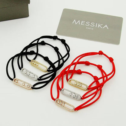 [ElanLuxe Jewelry]Messika Care(s) pink cord pav茅 bracelet