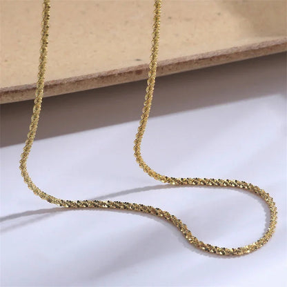 [ElanLuxe]Audrey Gold Chain Necklace