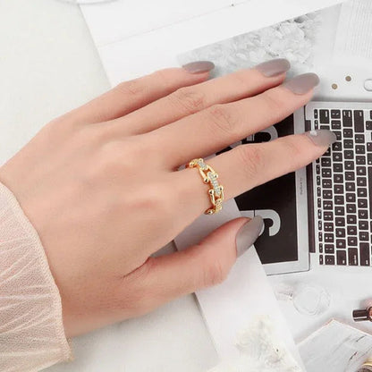 [ElanLuxe]Chloe Gold Ring