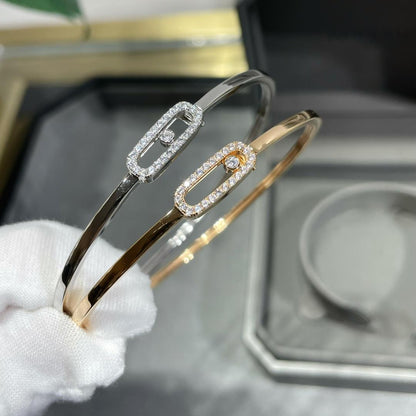 [ElanLuxe Jewelry]Move Uno pav茅 flex bangle medium