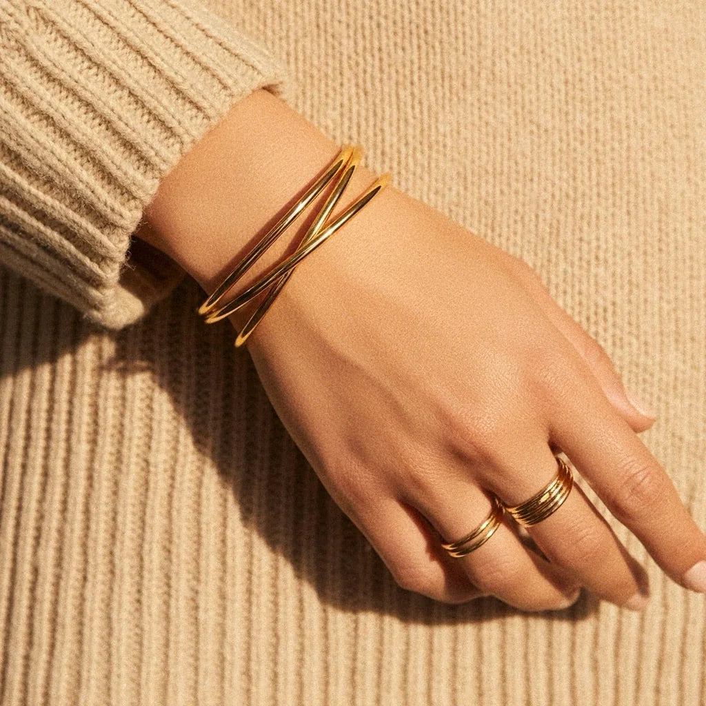 [ElanLuxe]Dolly Gold Bracelet