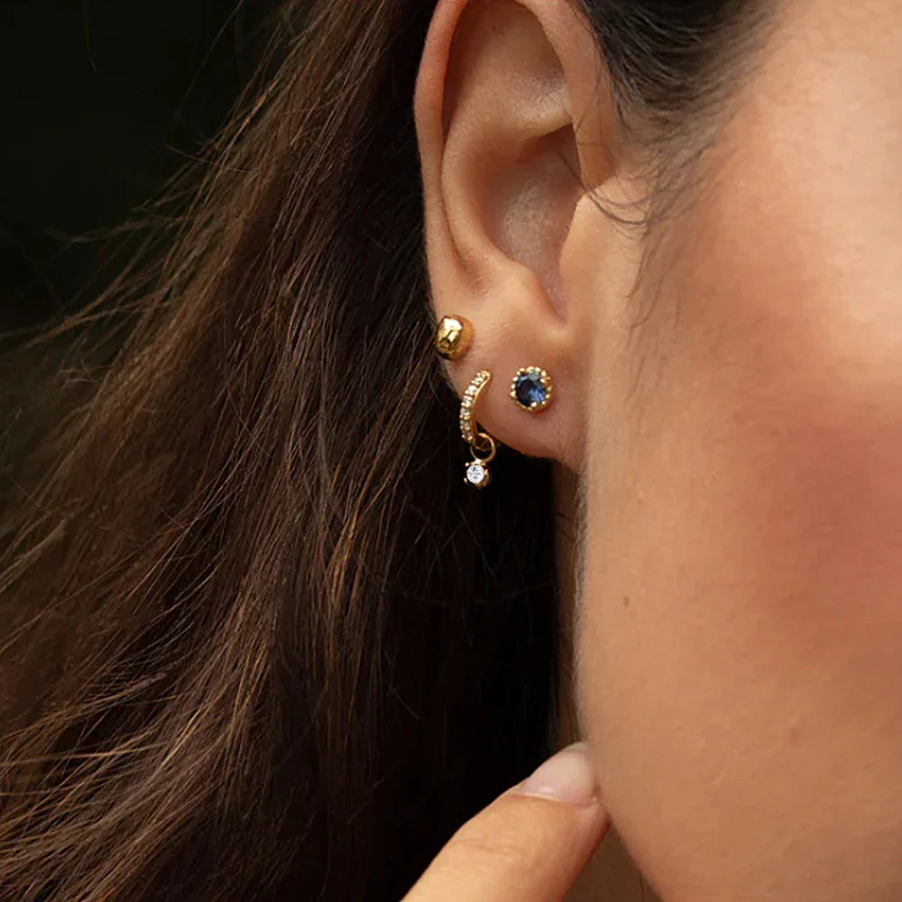 [ElanLuxe]Blake Reversible Diamond Hoops