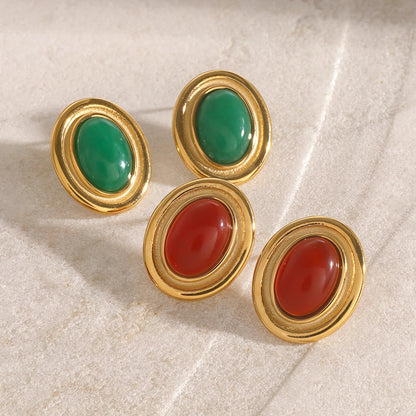 [ElanLuxe]Fresca Gemstone Earrings