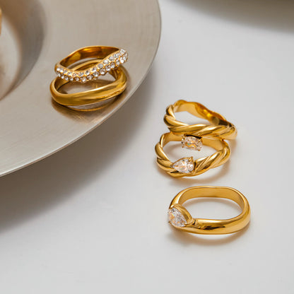 [ElanLuxe]Noemi Curated Ring Stack Collection
