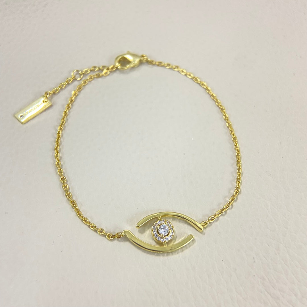 [ElanLuxe Jewelry]Lucky Eye Pave-Set Diamond Bracelet