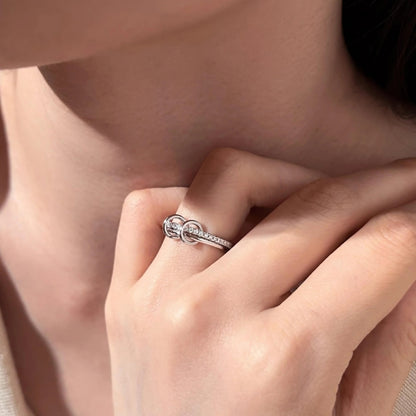 [ElanLuxe]Adela Stacked Diamond Ring