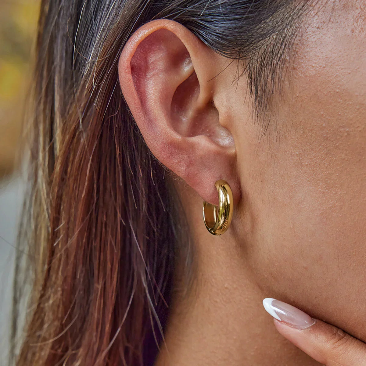 [ElanLuxe]Clarabelle Staple Gold Hoops Bundle