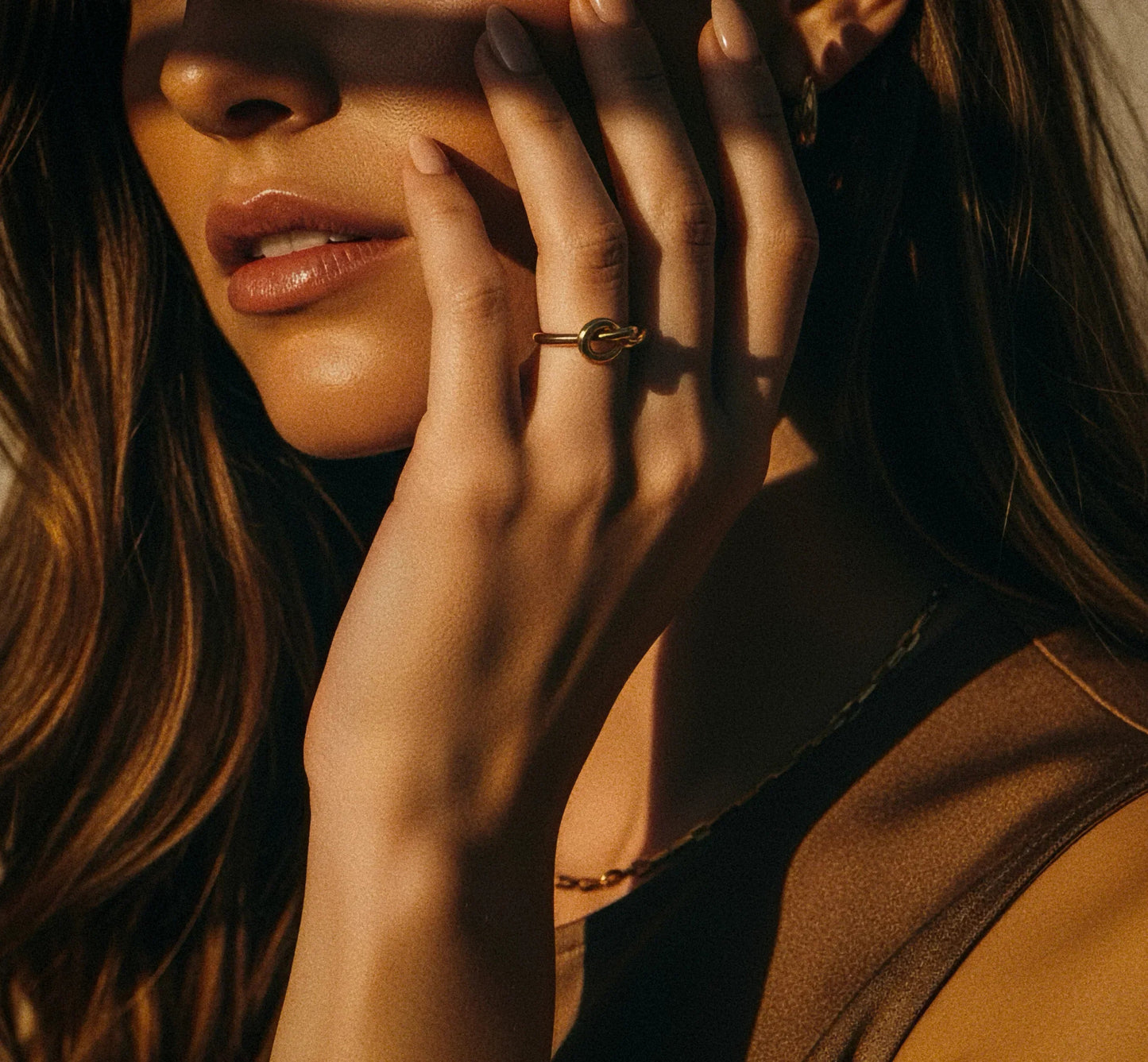 [ElanLuxe]Bellara Gold Knot Ring