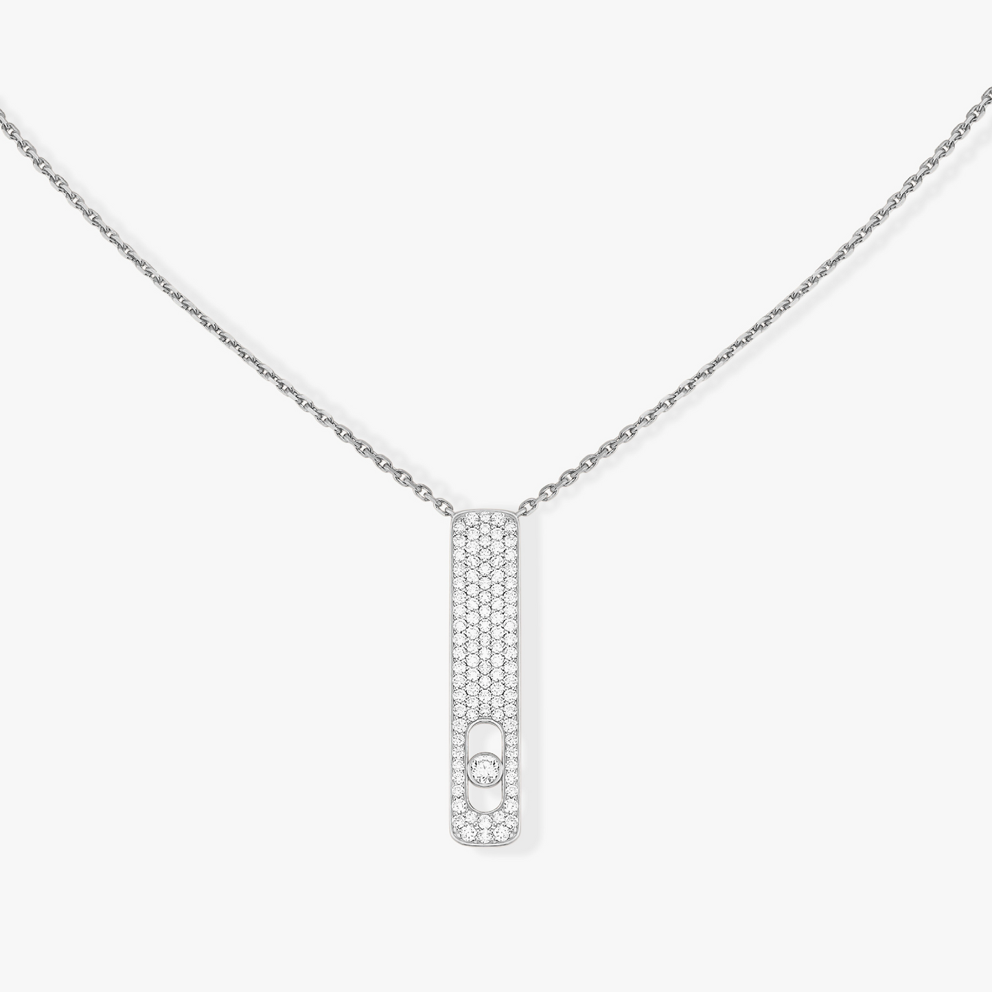 [ElanLuxe Jewelry]MY FIRST DIAMOND PAVED NECKLACE