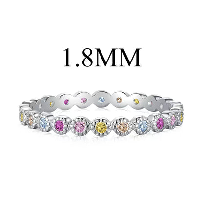 [ElanLuxe Jewelry]Unique Scintillating Round Cut Daily Ring